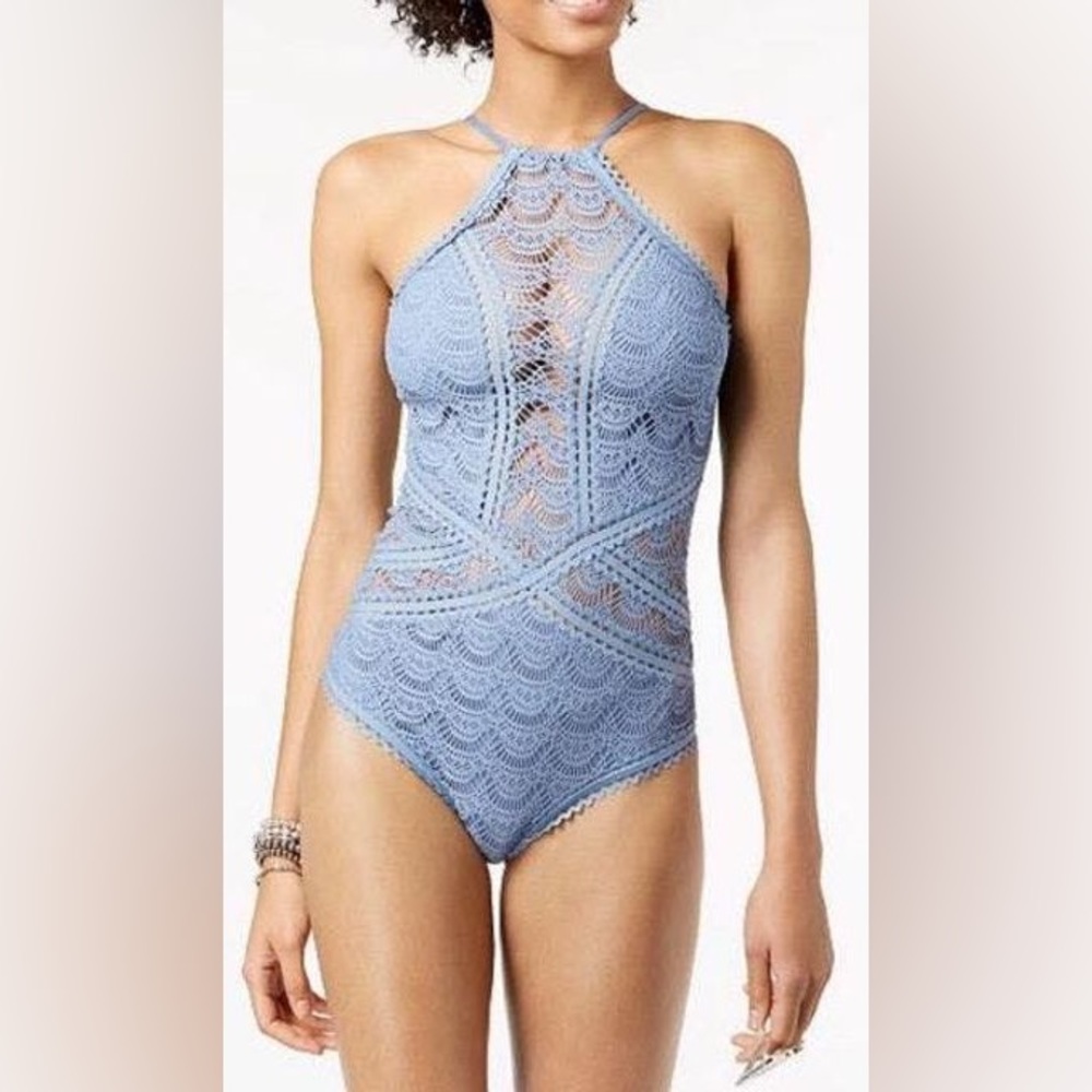 Becca crochet one piece swimsuit